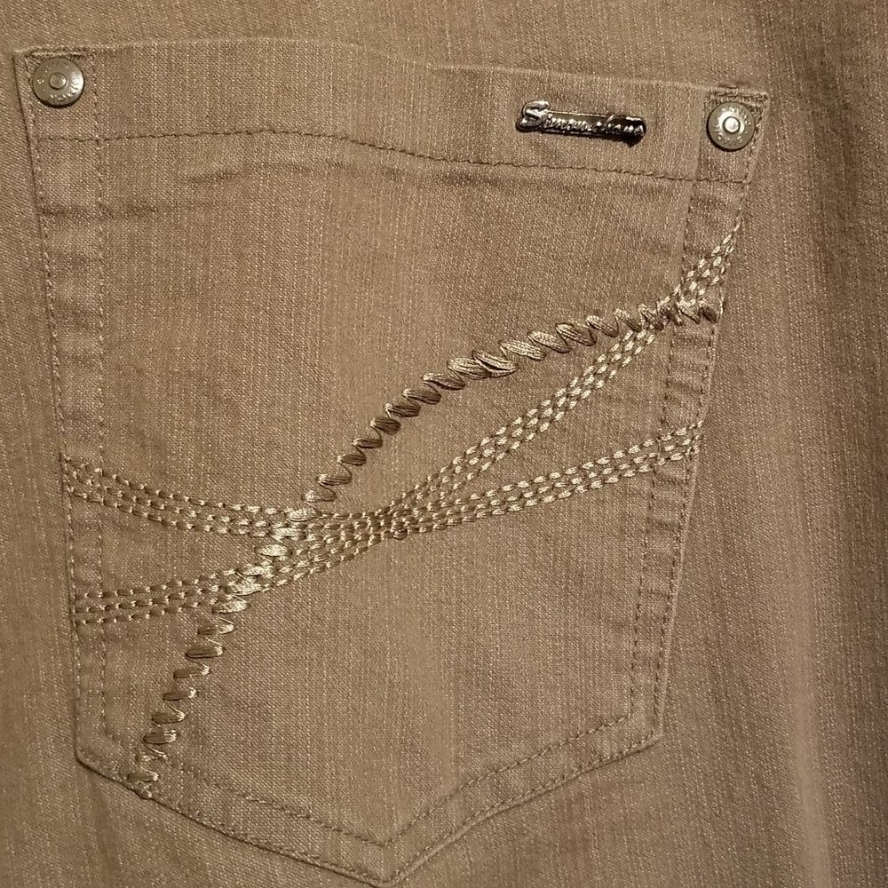 Simon Chang Demin 5-Pocket Jean Style Pants Womens 20